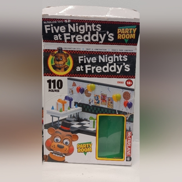 FNAF McFarlane Party Room Building Set #12692 Five Nights At Freddy's Incomplete - Picture 3 of 12
